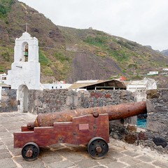 Cannone storico nel castello di San Miguel a Garachico